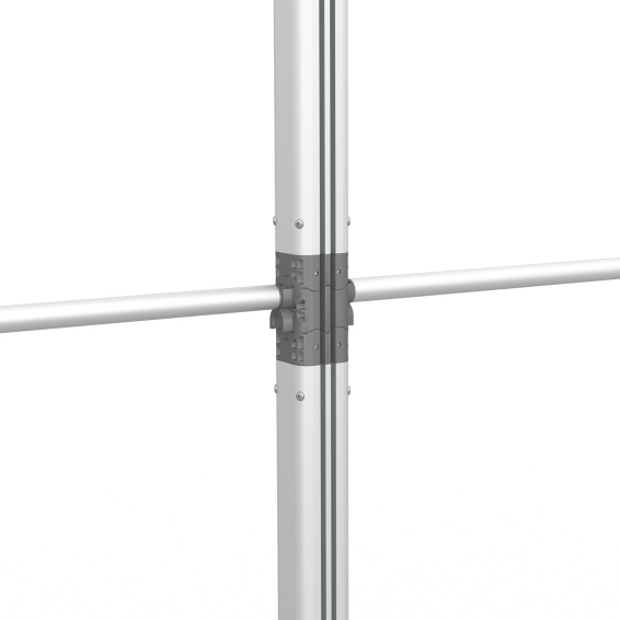 Kederrahmen flex, Verbindung zweier Rahmen