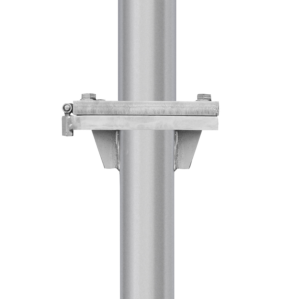 Kipphalterung für Edelstahlmasten mit ø 100 mm