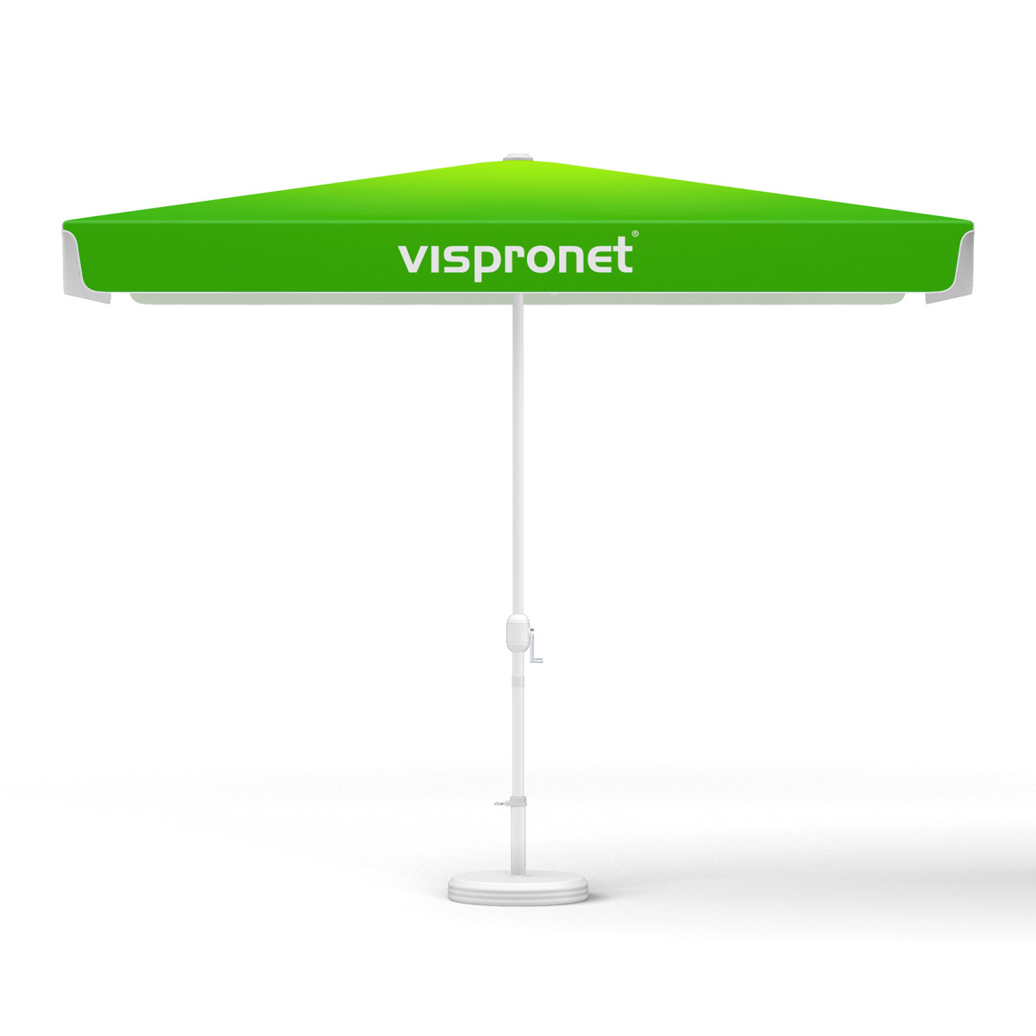 Kleinschirme mit Kurbel, quadratisch, 300 x 200 cm