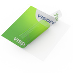 transpar. Folie o. Weißdruck: Motiv lichtdurchlässig, unbedruckte Flächen transpar.