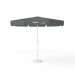 Sonnenschirm mit Logodruck, ø 300 cm, 2 Segmente bedruckt