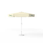Sonnenschirm mit Logodruck, ø 250 cm, 3 Volants bedruckt
