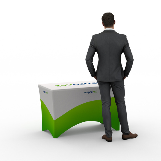 Tischhusse Bankett-Stil - Rückseite