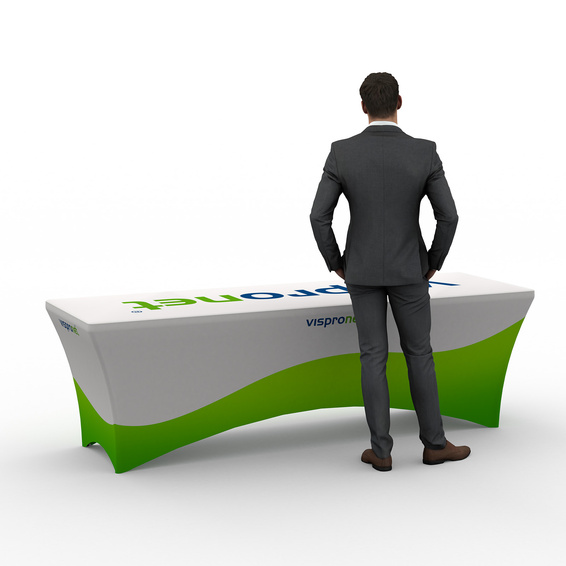 Tischhusse Bankett-Stil - Rückseite