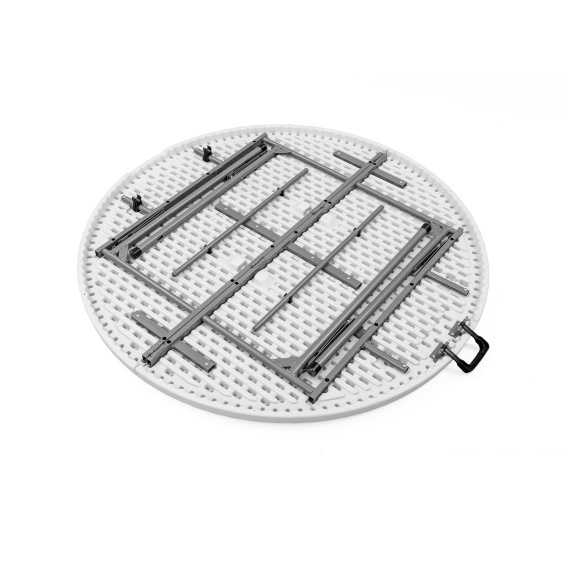 Klapptisch. faltbares Gestell, Tischplatte klappbar