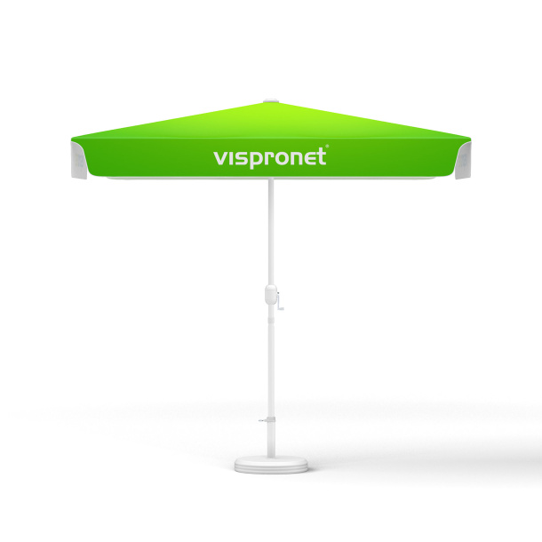 Kleinschirme mit Kurbel, quadratisch, 250 x 180 cm