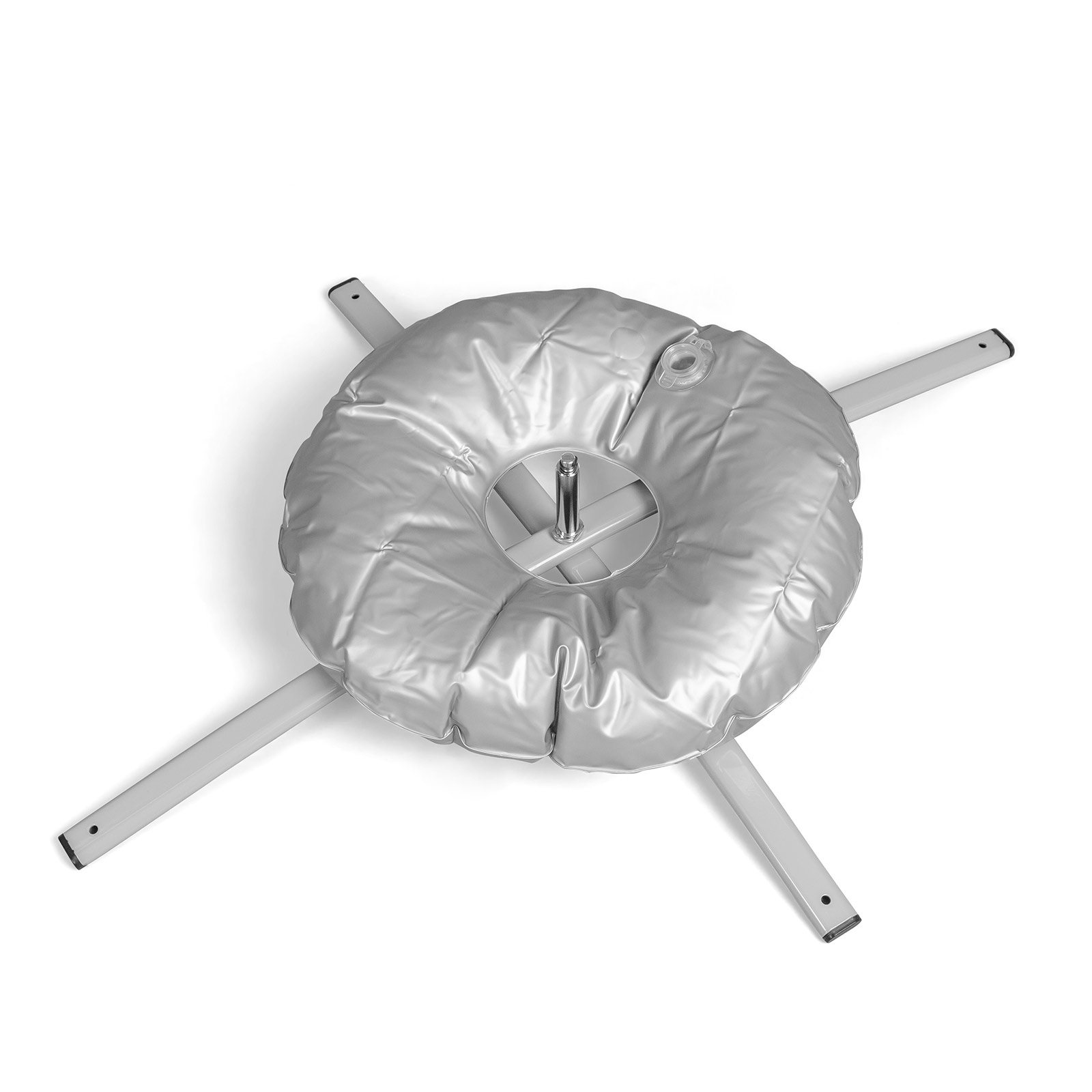 Kreuzfuß ø 83 cm / kg mit Schlauchgewicht, wasserbefüllbar  10 l