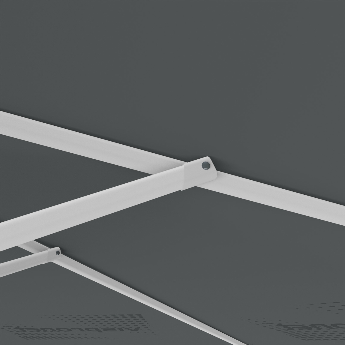 Sonnenschirm mit Logodruck, ø 300 cm, robuste Streben