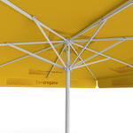 Sonnenschirm mit Logodruck, 300 x 300 cm, Ansicht von unten