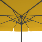 Sonnenschirm orange, ø 300 cm, Ansicht von unten