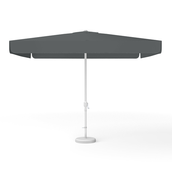 Sonnenschirm anthrazit, quadratisch, 300 x 300 cm mit Kurbel, einfarbig