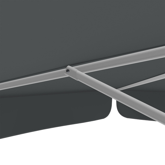 Sonnenschirm anthrazit, ø 250 cm, robuste Streben