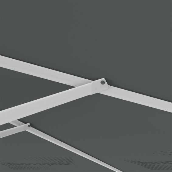 Sonnenschirm mit Logodruck, ø 300 cm, robuste Streben