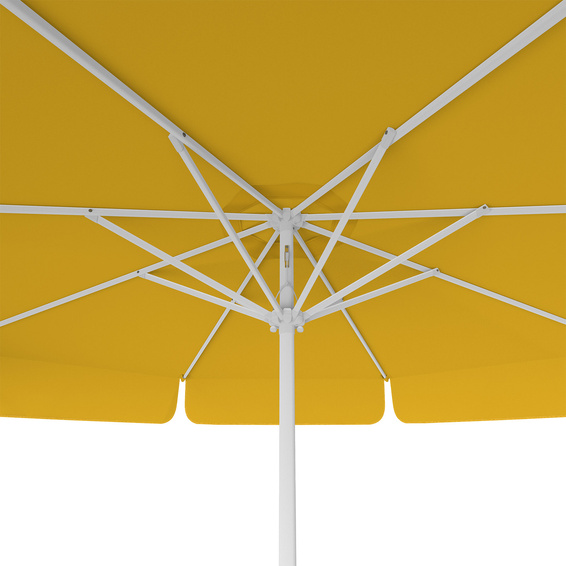 Sonnenschirm orange, ø 300 cm, Ansicht von unten