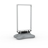 System Kundenstopper Lightbox Akku