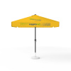 Sonnenschirm mit Logodruck, 250 x 250 cm, 2 Segmente bedruckt