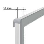 Posterrahmen LED, sehr flacher Leuchtrahmen, Rahmentiefe nur 10 mm