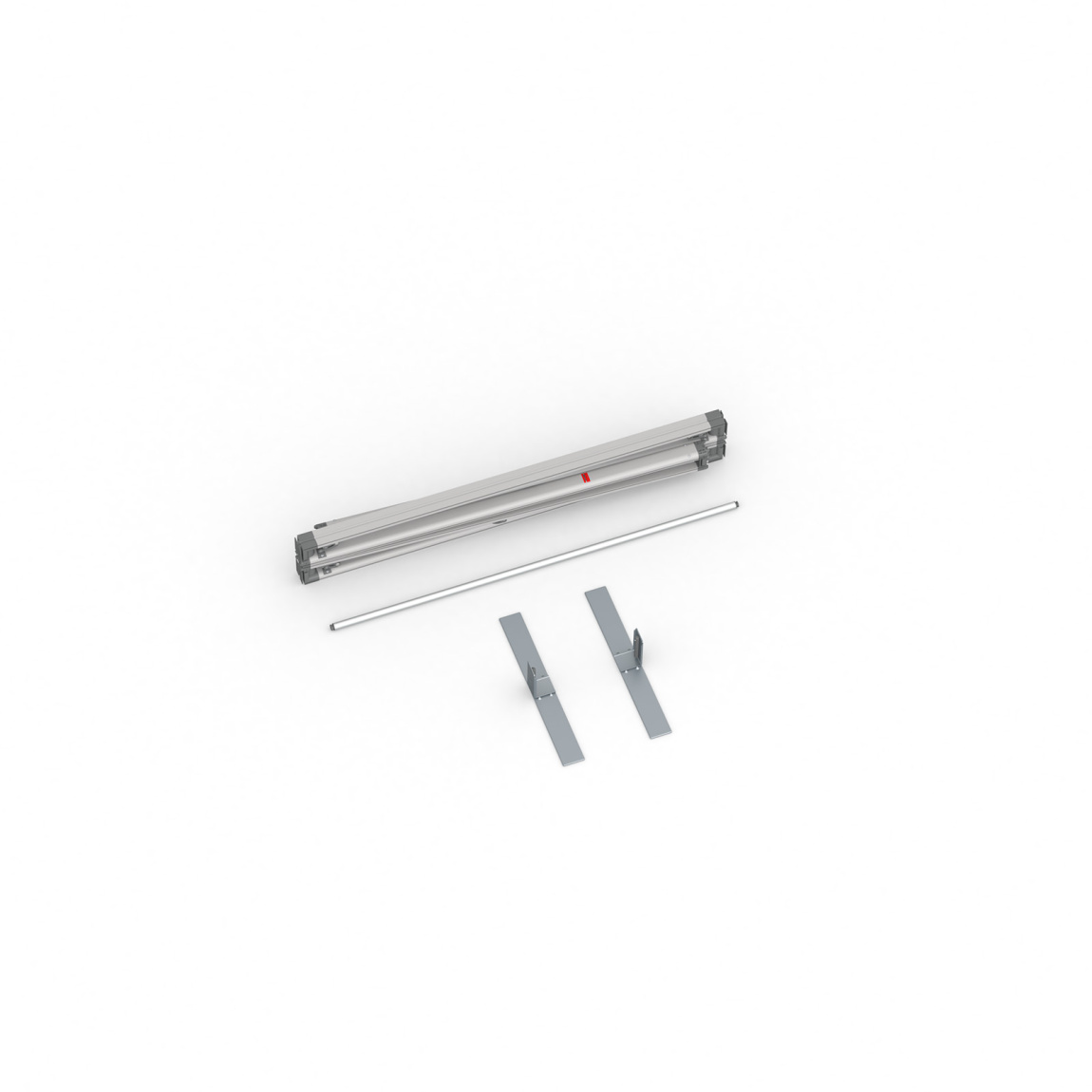 Lieferumfang Kederrahmen flex, Systembreite 100 cm, Systemhöhe 200 cm