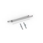 Lieferumfang Kederdisplay flex, Systembreite 100 cm, Systemhöhe 250 cm