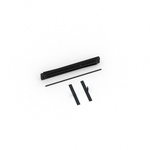 Lieferumfang Kederrahmen flex, Systembreite 100 cm, Systemhöhe 200 cm, schwarz