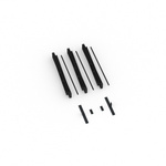 Lieferumfang Kederrahmen flex, Systembreite 300 cm, Systemhöhe 200 cm, schwarz