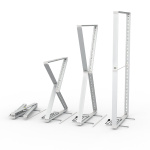 Messewand Lightbox fold, Faltvorgang