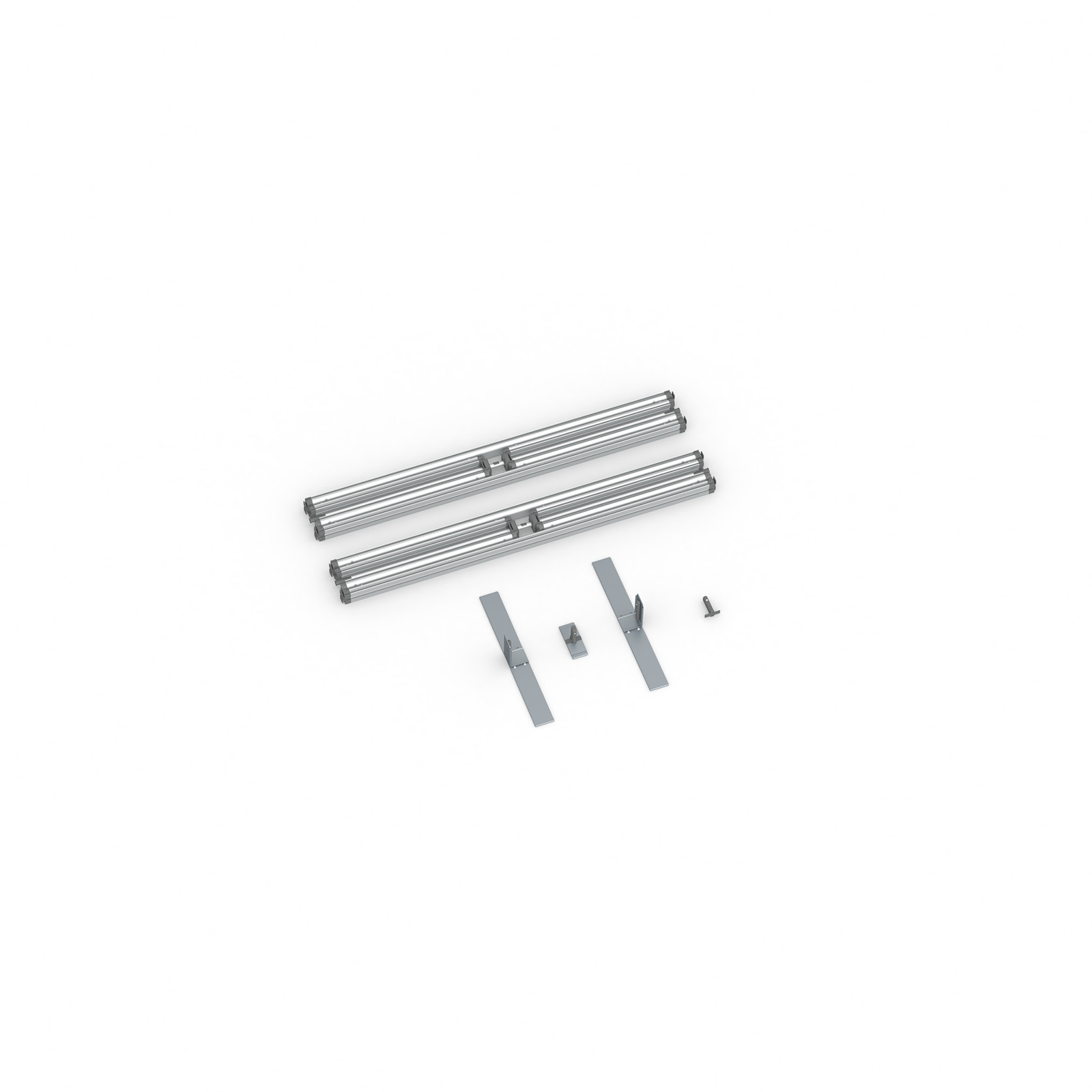 Lieferumfang Kederrahmen flex, Systembreite 200 cm, Systemhöhe 100 cm