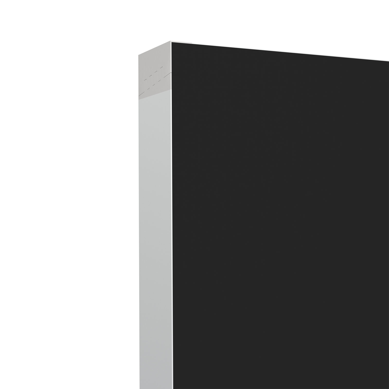 Messetheke Lightbox click, Rückseite: schwarz