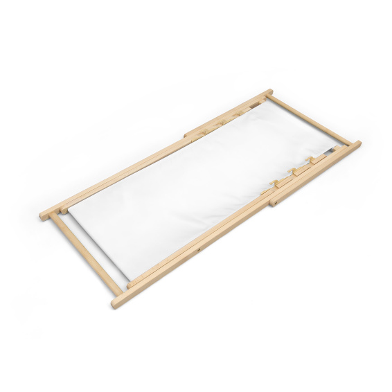 Liegestuhl ohne Armlehne, zusammengeklappt
