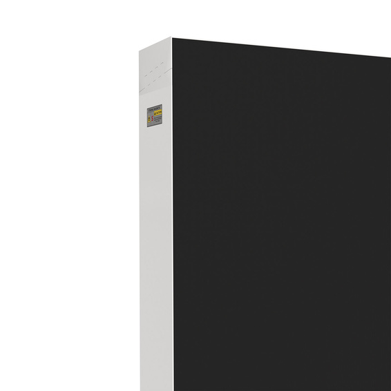Messewand Lightbox fold Akku, Rückseite: schwarz