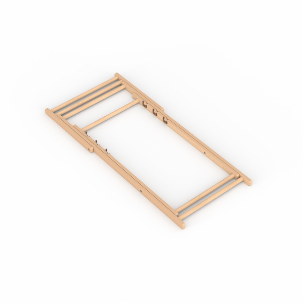 Liegestuhl Eco ohne Armlehne, zusammengeklappt