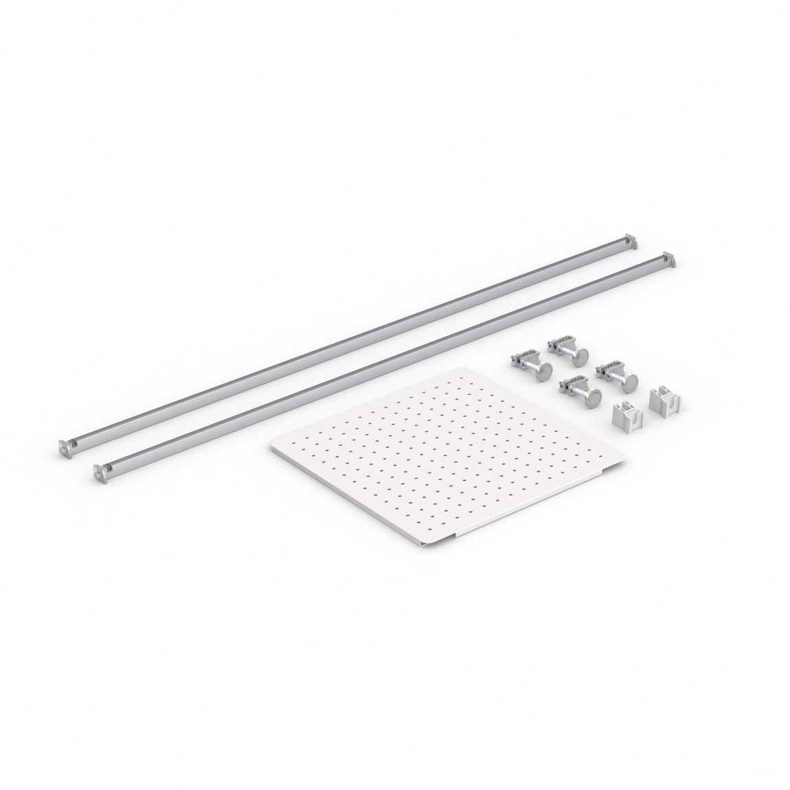 Lochrasterplatte Höhe 125 cm