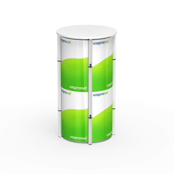 Vitrinen Counter, Druckoption Panels: Weißdruck vollflächig