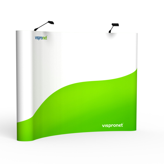 Pop Up Faltdisplay Magnet 4 x 3, Beleuchtung optional