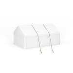 Einsatzbeispiel: Sturmsicherung für Partyzelte 20 m mit Erdnägeln