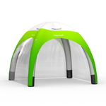 Eventzelt Air 3 x 3 mmit 2 transparenten Wänden