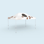 Faltpavillon Select vollflächig, im Digitaldruck bedruckbar