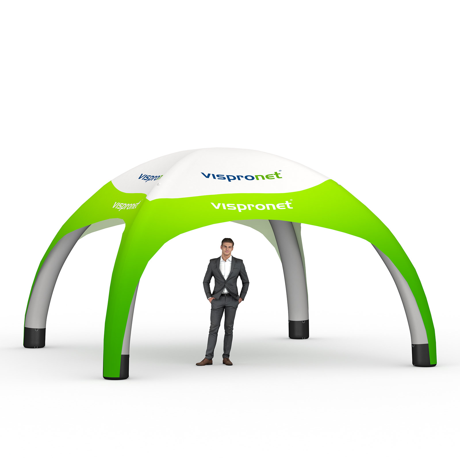 Eventpavillon 5 x 5  m - Größenvergleich
