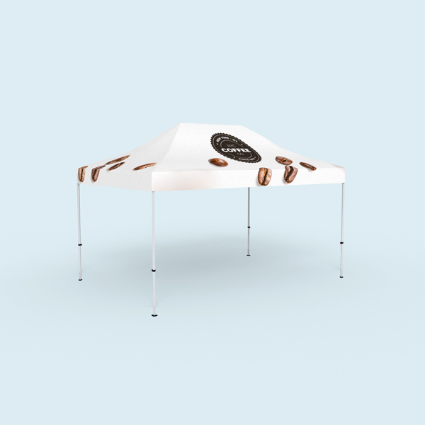 Faltpavillon Select vollflächig, im Digitaldruck bedruckbar