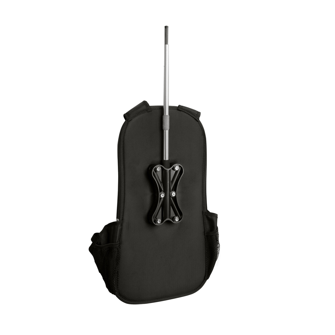 Promotion Rucksack konkav, Befestigung des Bowflag® am Rucksack