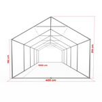 Gestell Partyzelt Premium 4 x 10 m