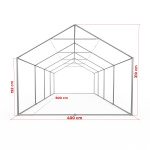 Maße Partyzelt Premium 4x8