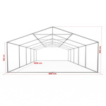 Gestell Partyzelt Premium 6 x 10 m