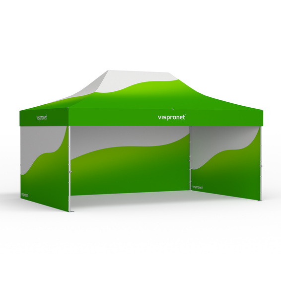 Faltzelt 4 x 6 m, mit Druck 