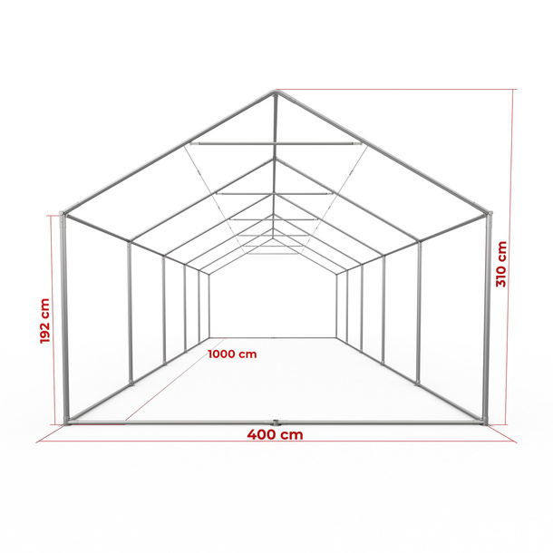 Gestell Partyzelt Premium 4 x 10 m
