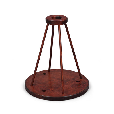 Raumständer, Holz dunkel, 3-fach