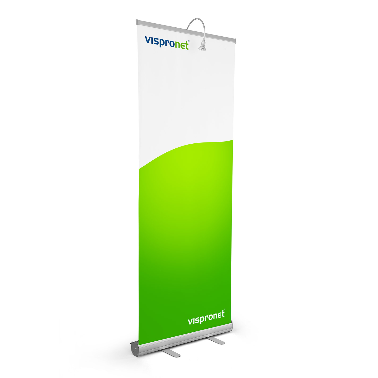 Roll Up Basic - Breite 80 cm mit Beleuchtung (optionales Zubehör)
