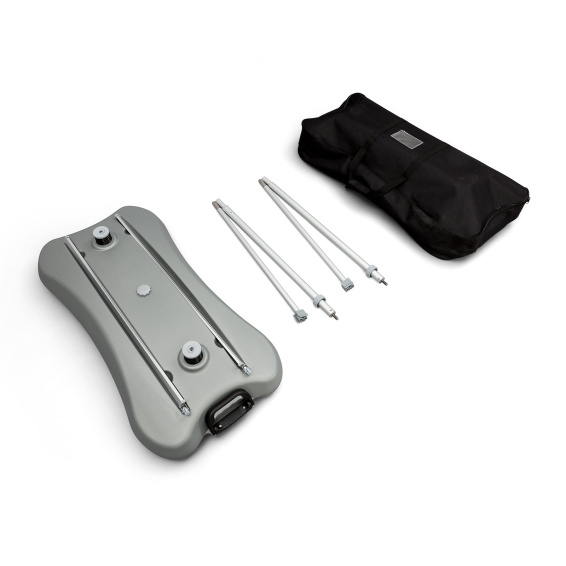 Lieferumfang: Roll Up Select Outdoor, doppelseitig, inkl. Transporttasche