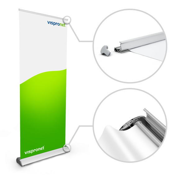 Roll Up Select - schneller Motivwechsel durch Klemmschienen