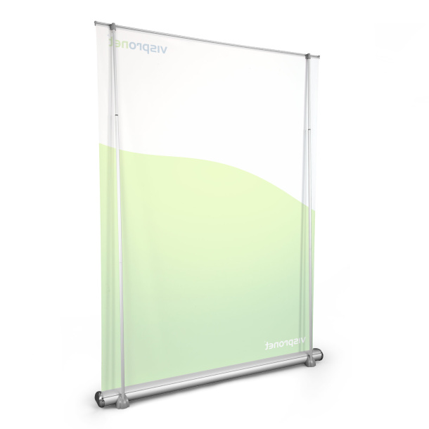 Roll Up Select - Breite 150 cm, Druckteil aus Multisol X, Rückseite